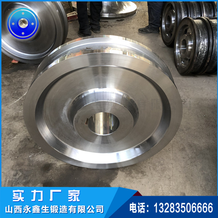 鍛造鋼渣機(jī)車輪鍛件